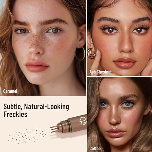 Pudaier Waterproof Freckle Stamp Pen - Ash Chestnut