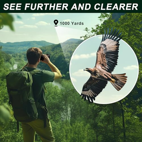 WOZEL 20x70 High Power Bird Watching Binoculars for Adults, Hunting & Travel