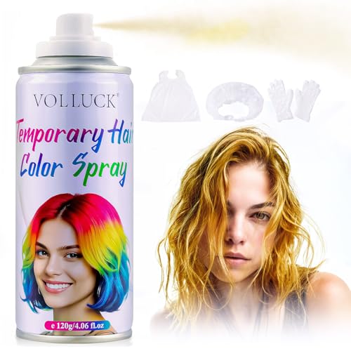 Temporary Hair Color Spray - Instant Washable Blonde #1