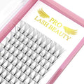 Premade Fans Eyelash Extensions 6D-C-0.10-16 Short Stem Premade Volume Eyelash Extensions .07 .10 C D Curl Pre made Lash Fans 9 to 20 mm Volume Lash Extensions (6D-C-0.10,16mm)