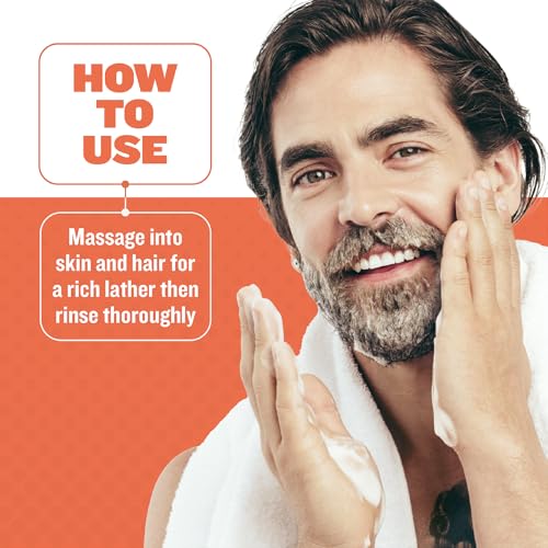 Dr. Eddie's 3 In 1 Face, Hair, & Beard Wash - Beard Dandruff Shampoo For Men, Beard Cleanser, Face Wash, Beard Care, Face Soap With Pyrithione Zinc - 8 Fl Oz (Pack Of 1)