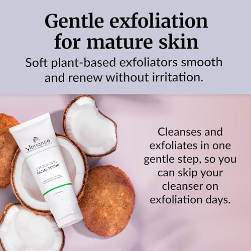 Vibriance Ultra-Gentle Exfoliating Face Scrub 4 fl oz – Sulfate & Paraben Free