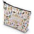 G2TUP Literary Makeup Bag Book Quote Gift Tomorrow is a New Day with No Mistakes in It Anne Fans Cosmetic Bag for Book Lovers (Tomorrow Is New MG)