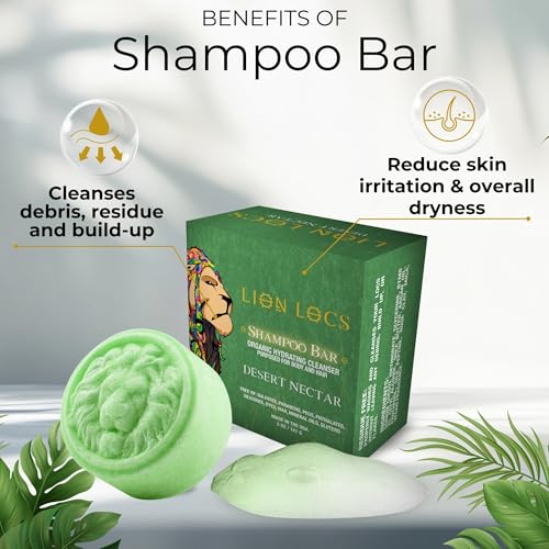 Lion Locs Shampoo Bar 3-in-1 Dreadlock & Natural Hair Cleaner