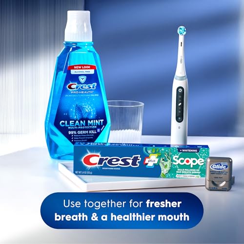 Crest + Scope Complete Whitening Fluoride Toothpaste - 3 Pack, 5.4 oz