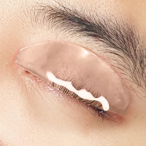PERMANIA Flat Shields, Thin Korean Lash Lift Pad for NO.1 Perm Soften Eyelashes for Salon Usage Flatter Rods (Clear)