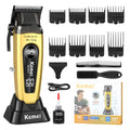 KEMEI KM-90-4 Professional Hair Clippers for Men, Clippers for Hair Cutting, Rechargeable Cordless Hair Clippers, Haircut Clippers, Hair Cutting Tools, LED Display, Perfect Gifts for Men.
