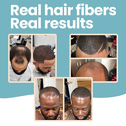Hair Illusion Black Real Hair Fibers Thinning Hair 38g