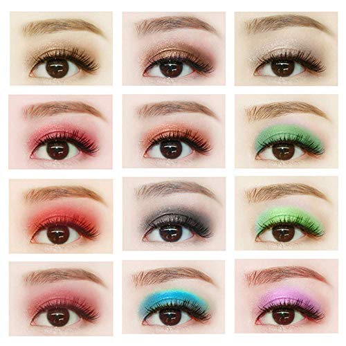 Metallic Eyeliner Pencils Set - 12 Shades Waterproof Twist-Up