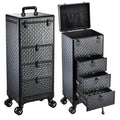 Yueieoun Salon Cart with 3 Drawers & Wheels - Rolling Makeup Trolley