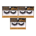 i-ENVY Luxury Mink Collection False Eyelashes 100% Real Mink Glamorous Eye Look Lashes Maximum Fluffiness 3D Multi-Curl Angle (3 Pack)