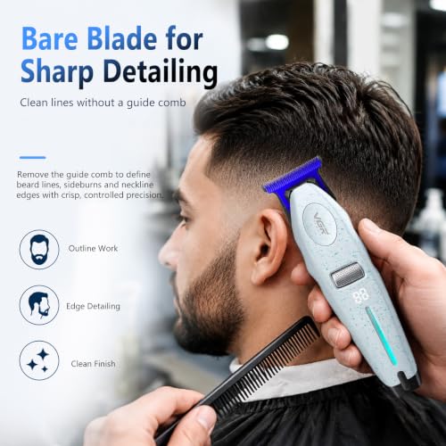 VGR 887T Professional Hair Clippers for Men with Ceramic Blades