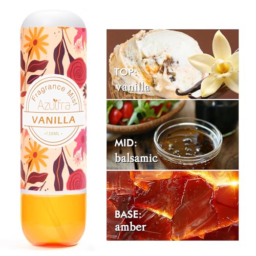 Azulfra Vanilla Body Spray for Women - 4 fl. oz Fragrance Mist