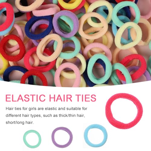 150 Pack Soft Seamless Hair Ties for Toddlers & Girls