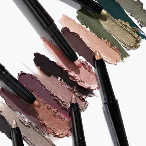 LAURA GELLER NEW YORK Swipe-n-Line Dual-Ended Eyeshadow + Eyeliner - Earthy (Taupe-Green/Warm Green) - Cream Eyeshadow & Smooth Glide Eyeliner - Waterproof & Crease-free Color