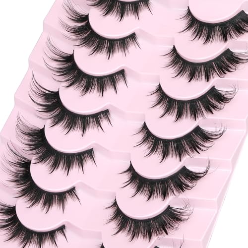 Spiky Cat Eye False Eyelashes - TNFVLONEINS Fox Eye Lashes
