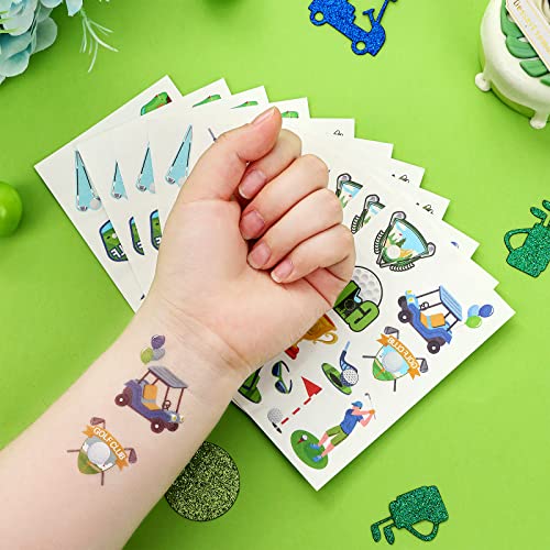 Golf Temporary Tattoos - 12 Sheet 120 PCS Party Favors