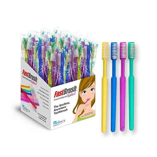 Dukal Fast Brush Pre-Pasted Disposable Toothbrushes (Case of 1000)