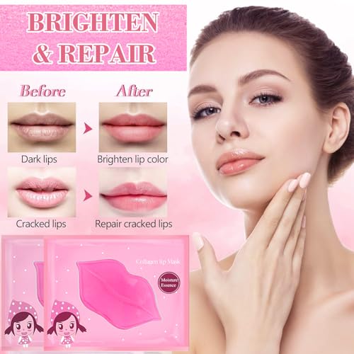 20 Pairs Collagen Eye & Lip Mask Set with Hyaluronic Acid