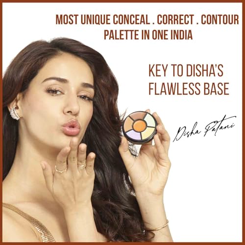 Insight Pro Concealer Palette - 6 Shades, Waterproof & Crease-Resistant