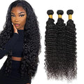 26-Inch Deep Wave Human Hair Bundles - Unprocessed Brazilian Hair