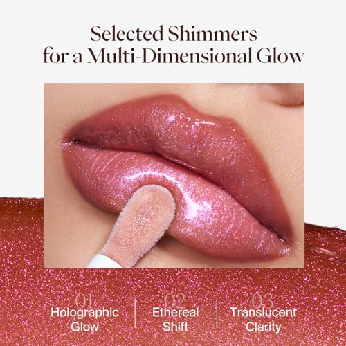 Joocyee Cat Eye Lip Gloss - Holographic Shimmer Plumping Tint