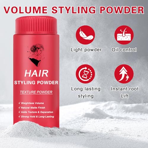 DAMUSI Hair Texture Styling Powder 2-Pack 0.52Oz