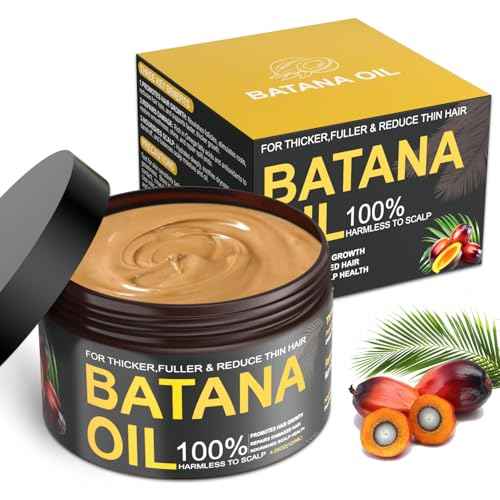 Batana Oil for Hair Growth, 100% Natural Pure Batana Oil Paste from Dr. Sebi Honduras, Prevents Hair Loss, Enhances Thickness, Organic Raw Batana Hair Mask for Women & Men (4.05 Oz)