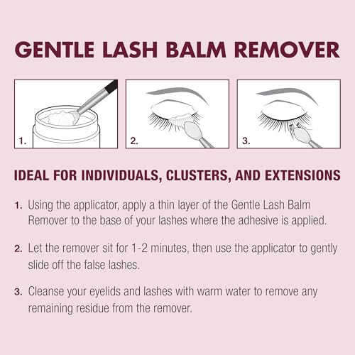 i-ENVY Gentle Lash Remover Balm – Peach-Infused Cleanser for Extensions & Clusters
