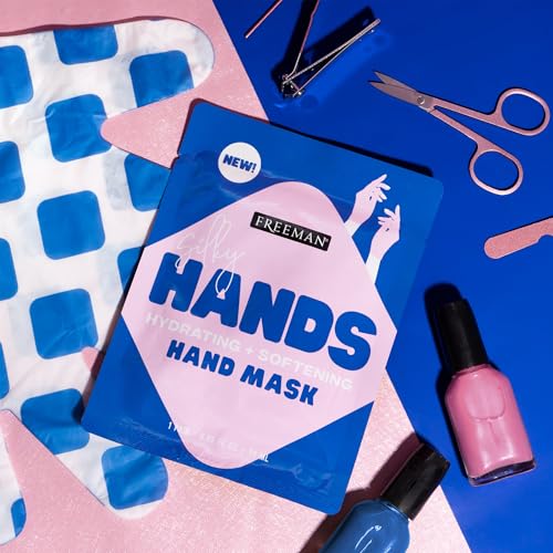 Freeman Silky Hands Hydrating Hand Mask Gloves 2-Pack with Coconut Oil