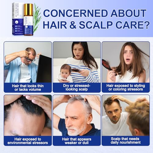 Rosemary Hair Growth Serum Roll-On, 1 Fl Oz