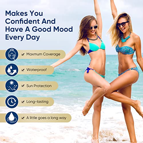 Waterproof Tattoo Concealer Makeup – 2 Shades, 24hr Coverage