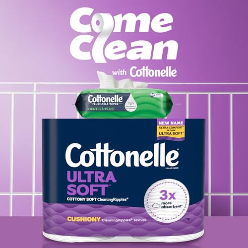 Cottonelle Ultra Soft Toilet Paper - 24 Family Mega Rolls