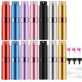 Lil Ray 8ml/14pcs Portable Mini Perfume Atomizer, Refillable Empty Small Spray Bottle for Travel, Twist Type Pocket Cologne Sprayer