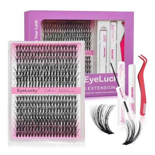 Lash Clusters Kit 280pcs 9-16mm Volume Hybrid Eyelashes