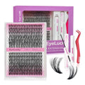 Lash Clusters Kit 280pcs 9-16mm Volume Hybrid Eyelashes