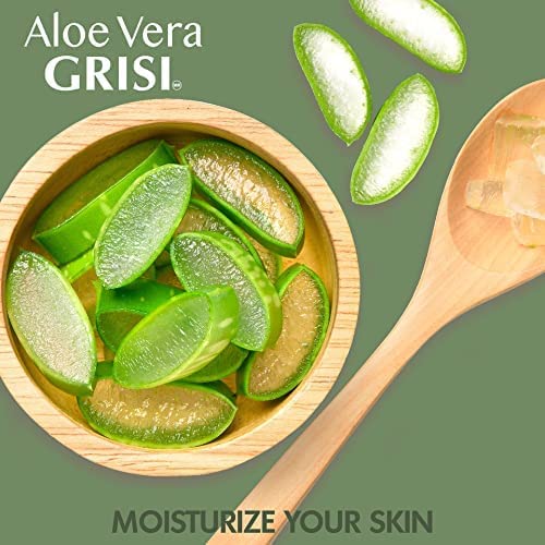 Grisi Aloe Vera Shampoo, Moisturizing Shampoo with Aloe Vera Extract, Paraben-Free, Hair Product for Soft and Shiny Hair, 2-Pack of 13.5 FL Oz each, 2 Bottles