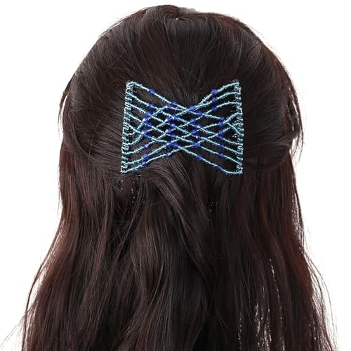 5-Pack Magic Hair Combs - Elastic Clips for Thick Curly Hair