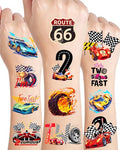 216 Pcs Two Fast Race Car Temporary Tattoos for Party