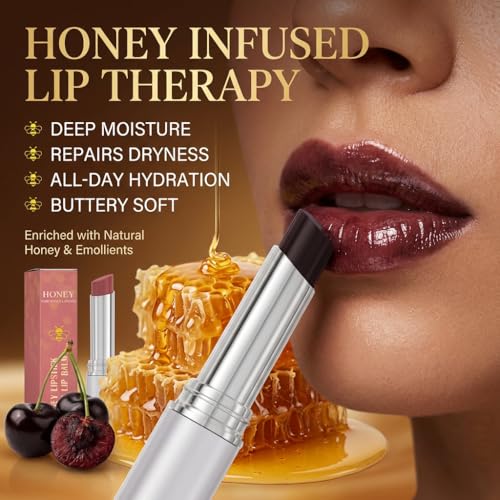 Honey Lip Tint Balm - Hydrating Shea Butter & Vitamin E