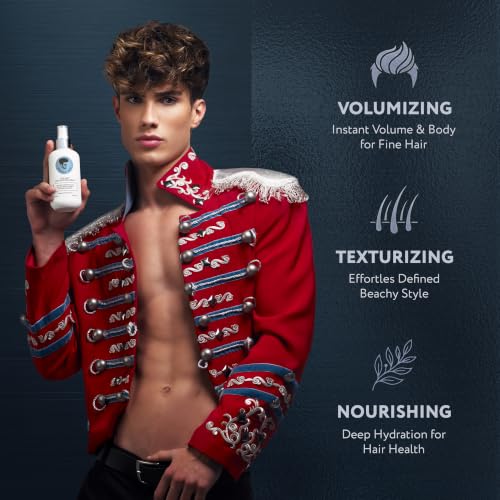 Avenue Man Sea Salt Spray for Men - Volumizing, Lightweight, Paraben & Sulfate-Free, 6.76 oz