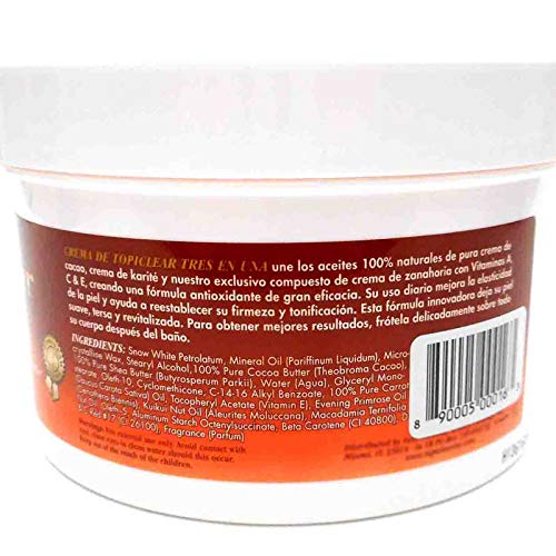 Topiclear 3-in-1 Cream with Cocoa, Shea & Carrot Butter - 18 fl oz