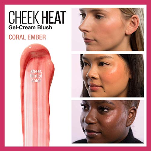 Maybelline Cheek Heat Gel-Cream Blush Duo - Nude Burn & Coral Ember