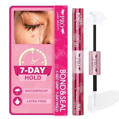 Cluster Lash Glue Bond & Seal - 2-in-1 Waterproof, 72H Hold