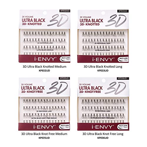 i•ENVY 2X Volume 3D Individual Lashes - Long (3 Pack)