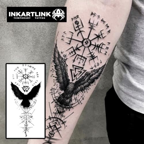 INKARTLINK Semi-Permanent Tattoo - Waterproof, Realistic, 7-14 Days