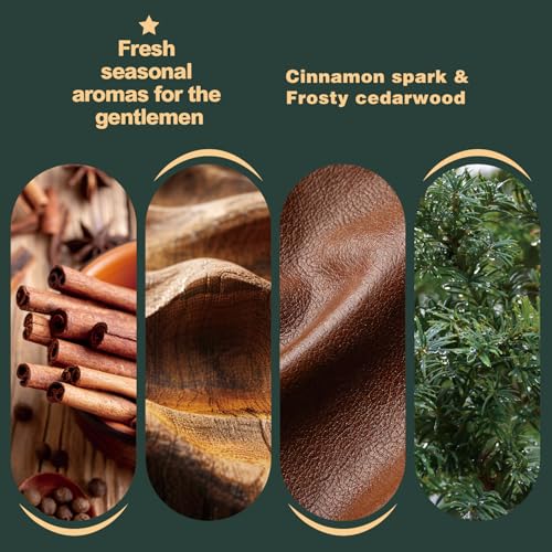 Rinse&Robust Mens Christmas Gifts 2025 Advent Calendar 24PCS Beauty Advent Calendar for Men Christmas Advent Calendars Holiday Gifts 24 Days Countdown Calendar Beard Care Grooming for Men