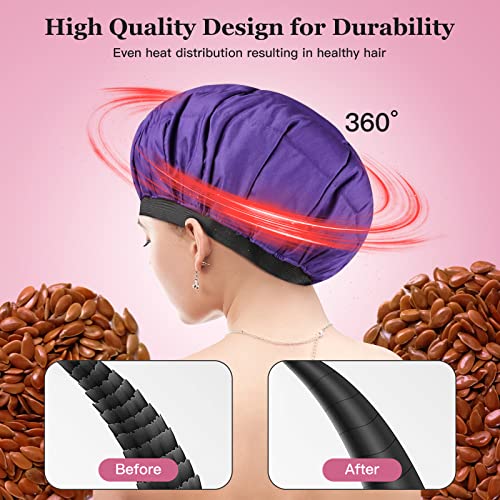 Cordless Microwavable Heat Cap for Deep Hair Conditioning
