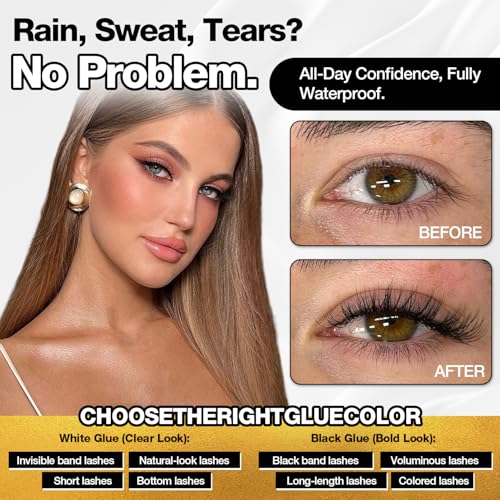Lash Bond & Seal Glue Kit - 72H Waterproof Eyelash Adhesive