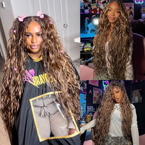 Bulk Human Hair for Braiding - 50g Loose Deep Wave, #4/30